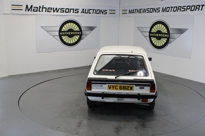 Lot 395 - 1981 FORD FIESTA SUPERSPORT