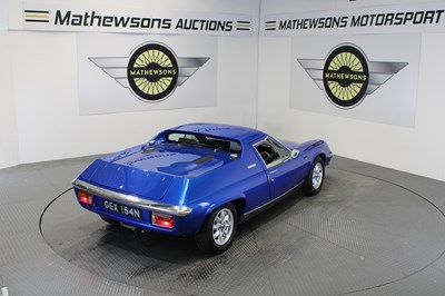 Lot 396 - 1974 LOTUS EUROPA TWIN-CAM