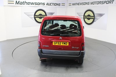 Lot 410 - 2003 CITROEN BERLINGO MULTISPACE FORTE