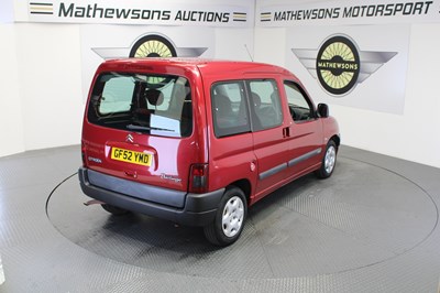 Lot 410 - 2003 CITROEN BERLINGO MULTISPACE FORTE