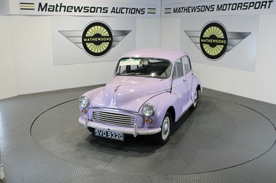 Lot 6 - 1968 MORRIS MINOR 1000 - ALL PROCEEDS TO CHARITY