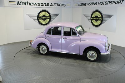 Lot 6 - 1968 MORRIS MINOR 1000 - ALL PROCEEDS TO CHARITY