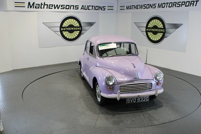 Lot 6 - 1968 MORRIS MINOR 1000 - ALL PROCEEDS TO CHARITY