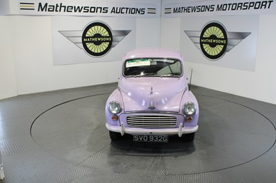 Lot 6 - 1968 MORRIS MINOR 1000 - ALL PROCEEDS TO CHARITY