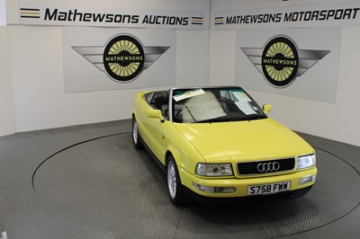 Lot 446 - 1999 AUDI 80 CABRIOLET FINAL ADDITION