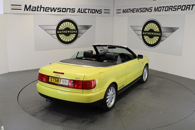 Lot 446 - 1999 AUDI 80 CABRIOLET FINAL ADDITION