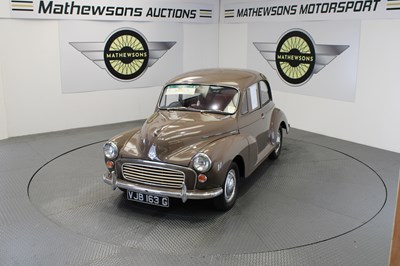 Lot 460 - 1969 MORRIS MINOR 1000