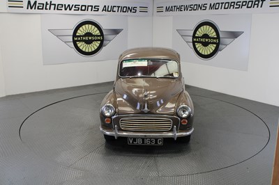 Lot 460 - 1969 MORRIS MINOR 1000