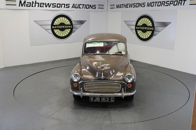 Lot 460 - 1969 MORRIS MINOR 1000