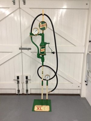 Lot 186 - RENOVATED CASTROL PUMP