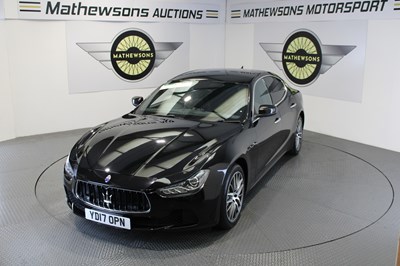 Lot 604 - 2017 MASERATI GHIBLI DV6 AUTO