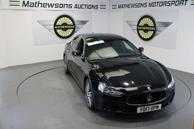 Lot 604 - 2017 MASERATI GHIBLI DV6 AUTO