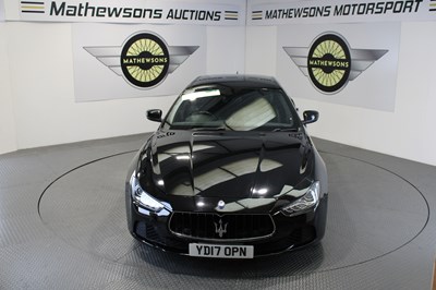 Lot 604 - 2017 MASERATI GHIBLI DV6 AUTO