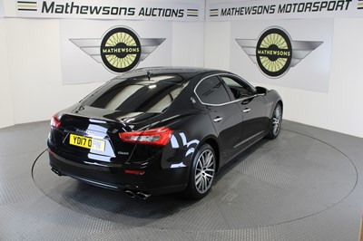 Lot 604 - 2017 MASERATI GHIBLI DV6 AUTO
