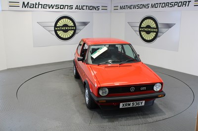 Lot 536 - 1983 VOLKSWAGEN GOLF GTI