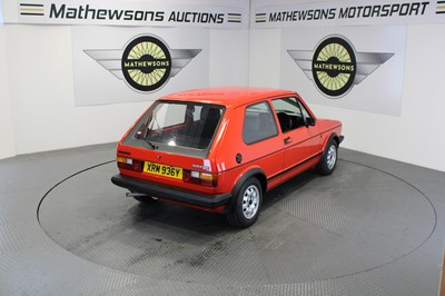 Lot 536 - 1983 VOLKSWAGEN GOLF GTI