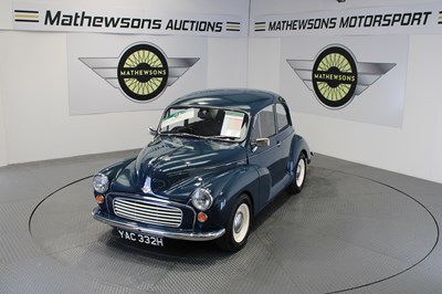 Lot 540 - 1970 MORRIS MINOR