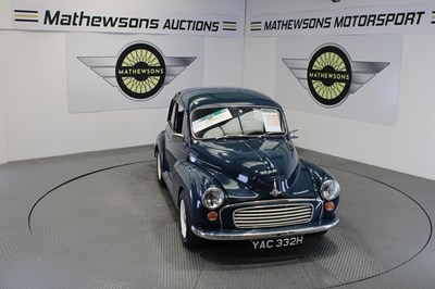 Lot 540 - 1970 MORRIS MINOR