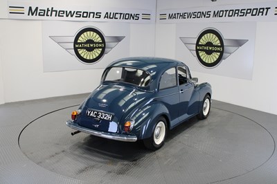 Lot 540 - 1970 MORRIS MINOR
