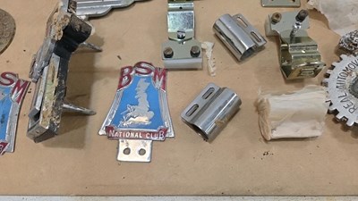 Lot 59 - CAR BADGES , CLOCKS AND MASCOTS