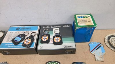 Lot 59 - CAR BADGES , CLOCKS AND MASCOTS
