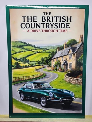 Lot 653 - THE BRITISH COUNTRYSIDE METAL SIGN 24" X 35"