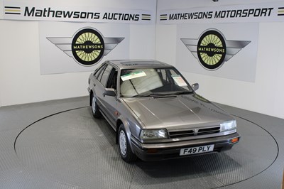 Lot 576 - 1989 NISSAN BLUEBIRD GSX I