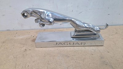Lot 201 - JAGUAR ALUMINIUM DESK ACCESSORY 12" X 6"