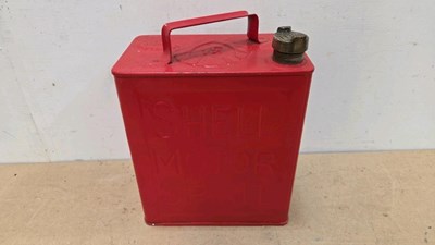 Lot 541 - SHELL MOTOR SPIRIT PETROL CAN 1935