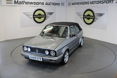 Lot 636 - 1990 VOLKSWAGEN GOLF CLIPPER CABRIO