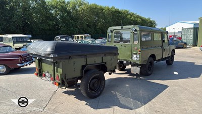 Lot 674 - 1967 LAND ROVER 109'' + SANKEY NARROW TRACK TRAILER