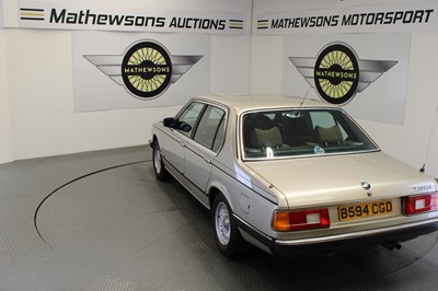 Lot 652 - 1985 BMW 735 I SE AUTO
