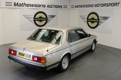 Lot 652 - 1985 BMW 735 I SE AUTO
