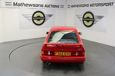 Lot 726 - 1989 FORD ESCORT RS TURBO