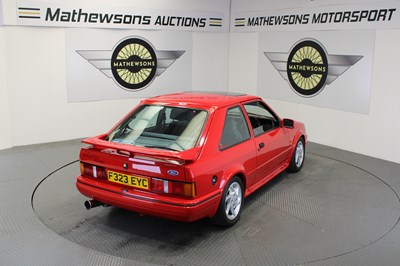 Lot 726 - 1989 FORD ESCORT RS TURBO