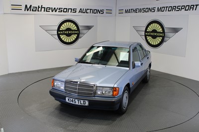 Lot 230 - 1992 MERCEDES 190E AUTO