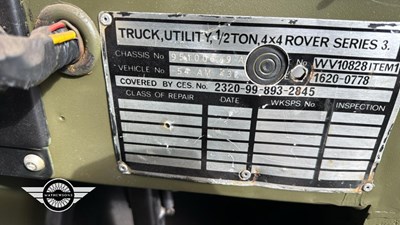 Lot 722 - 1988 LAND ROVER 88" - 4 CYL
