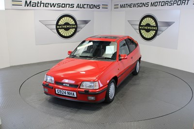 Lot 892 - 1989 VAUXHALL ASTRA GTE