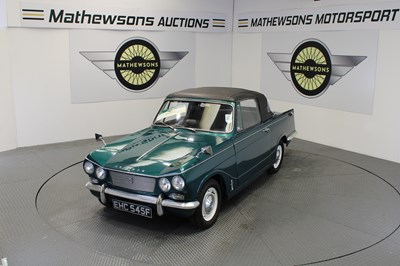 Lot 362 - 1967 TRIUMPH VITESSE