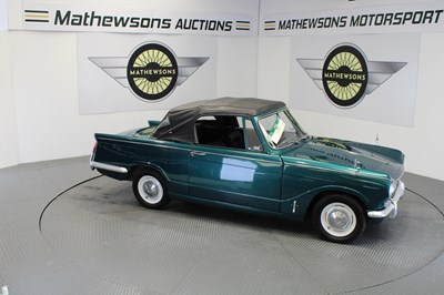 Lot 362 - 1967 TRIUMPH VITESSE