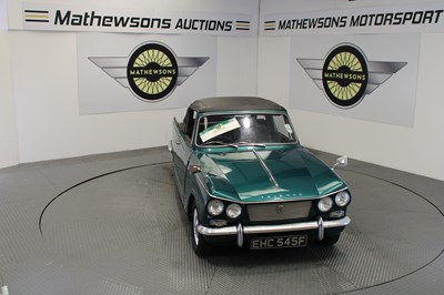 Lot 362 - 1967 TRIUMPH VITESSE