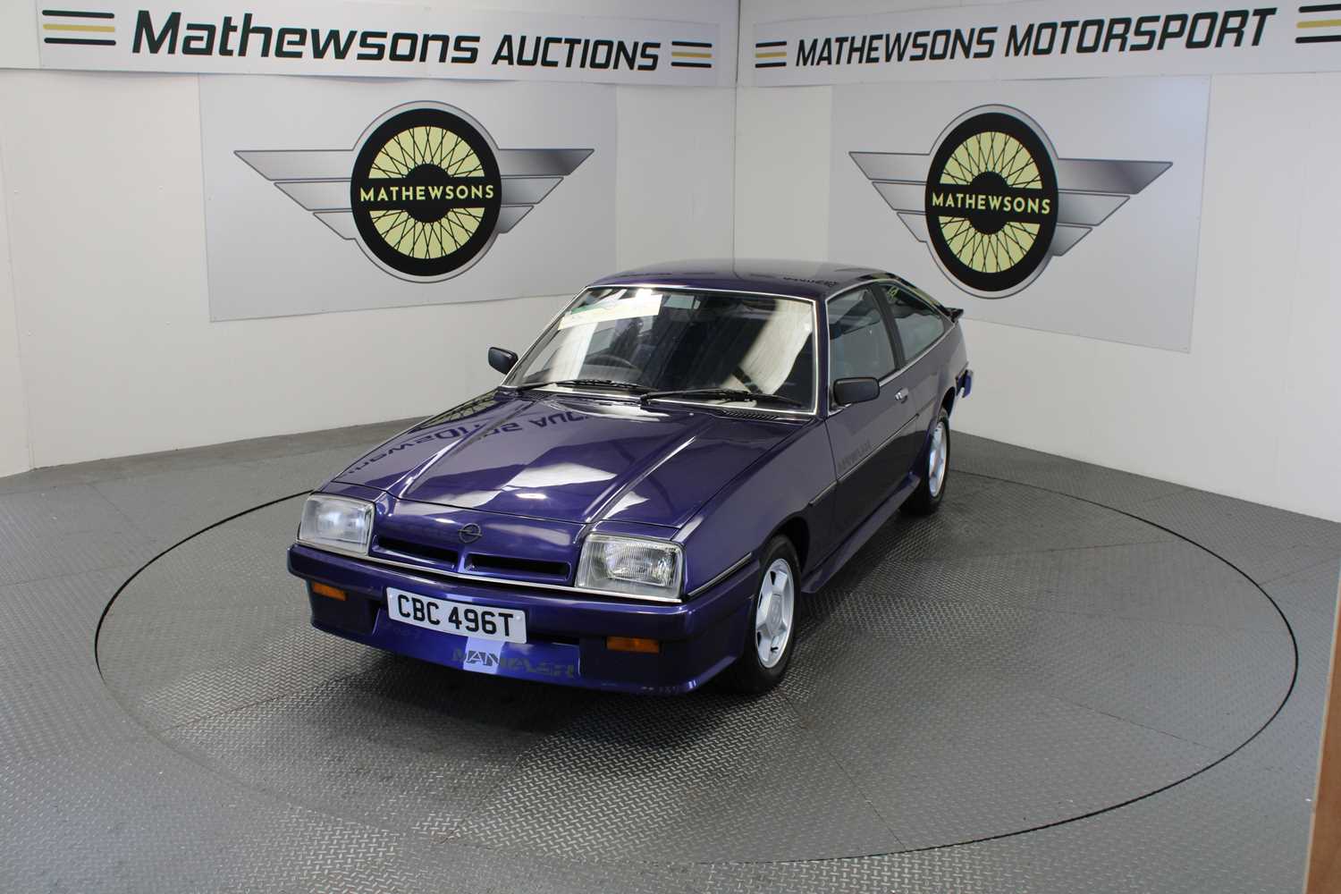Lot 829 - 1979 OPEL MANTA SRB SH AUTO
