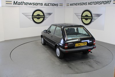 Lot 809 - 1986 FORD FIESTA GHIA