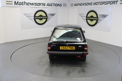 Lot 809 - 1986 FORD FIESTA GHIA