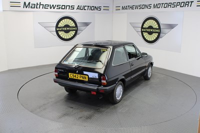 Lot 809 - 1986 FORD FIESTA GHIA