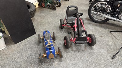 Lot 237 - CHILDS GO CART & SIT AND RIDE CAR