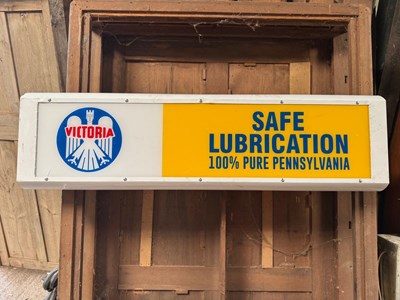 Lot 267 - VICTORIA ILLUMINATED SIGN 49" X 14"