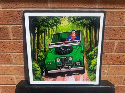 Lot 435 - LAND ROVER REPRO SIGN 15" X 15"