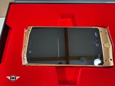 Lot 753 - BOXED DUAL SIM LIMITED EDITION LAMBORGHINI MOBILE PHONE