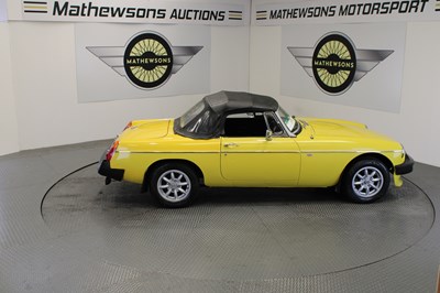 Lot 27 - 1980 MG B